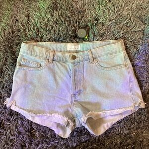 American Apparel high rise cotton shorts
